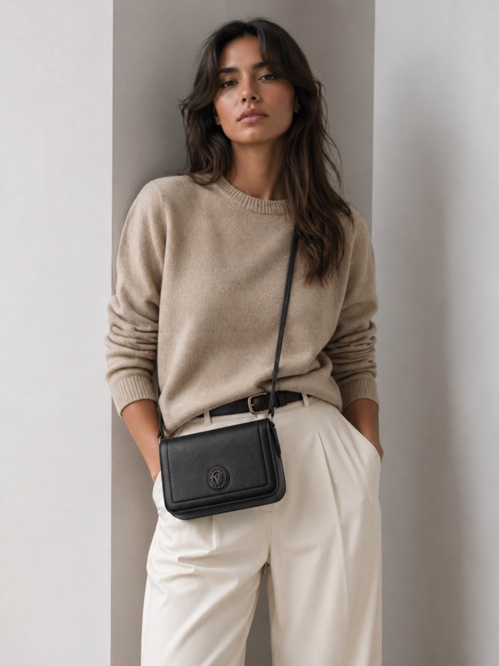 VALENTINO Orlandi Classic Black Crossbody/ Shoulder Bag